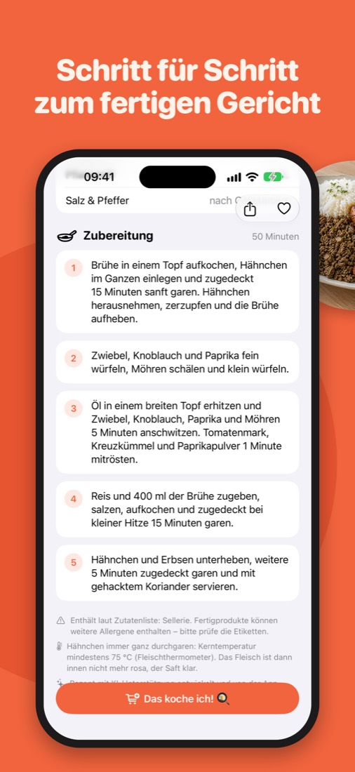 Zubereitung Schritt für Schritt