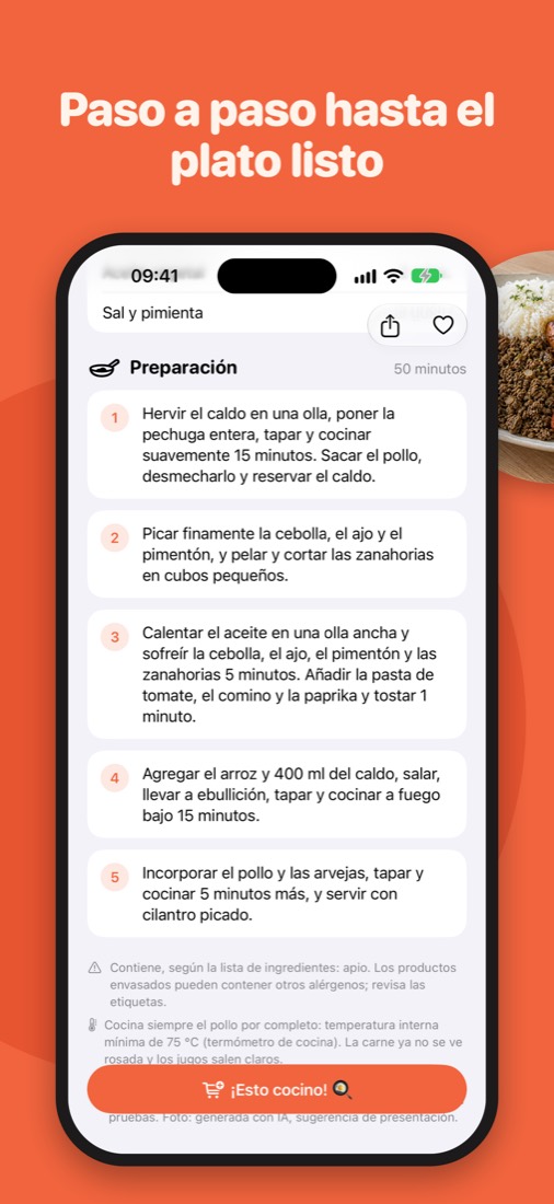 Preparación paso a paso